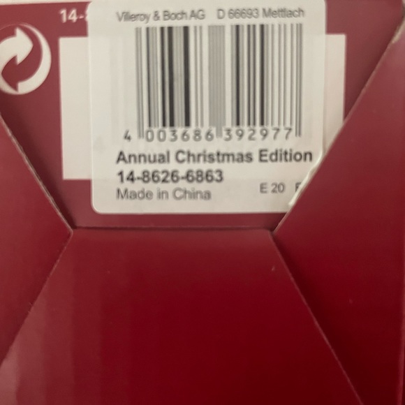 BRAND NEW VILLEROY & BOCH ANNUAL CHRISTMAS BELL ORNAMENT 2020 - Picture 4 of 5